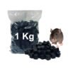Raticida veneno para ratas ratones brodifacoum 1kg anticoagulante seca roedores cebo parafinado