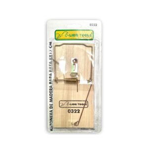 Trampa De Madera 1 Pza Para Rata Mecanismo Palanca Reutilizable