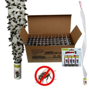 rollo tira pegajosa para moscas insectos voladores 96 piezas