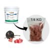 Raticida Veneno Para Ratas Ratones Bromadiolona 1/4 kg Anticoagulante Seca Roedores Cebo Parafinado