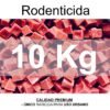 Cubeta Raticida Veneno Para Ratas Ratones Bromadiolona 10 kg Anticoagulante Seca Roedores Cebo Parafinado