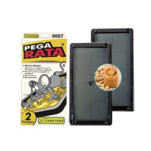 Charola Trampa Pegamento Para Ratas 2 pzas Aroma a Cacahuate